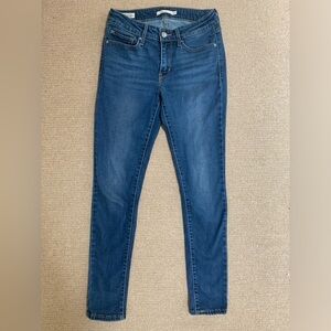 Levi's premium women's 711 skinny jeans, size 27